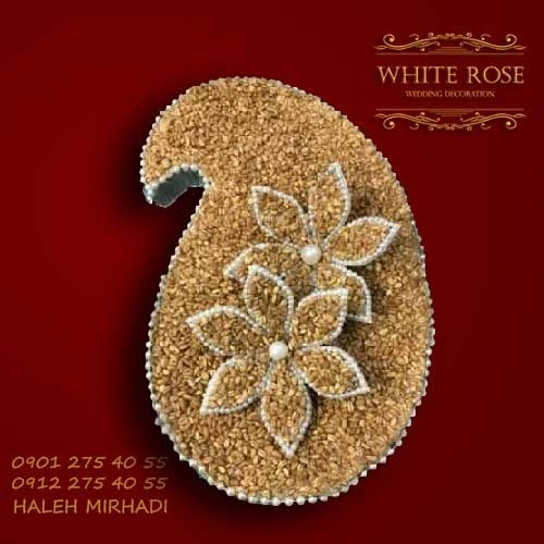 ترنج گندم با لبه آینه ای ترنج گندم با لبه آینه ای